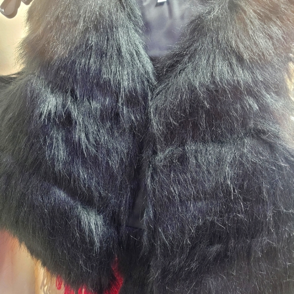 Faux fur vest